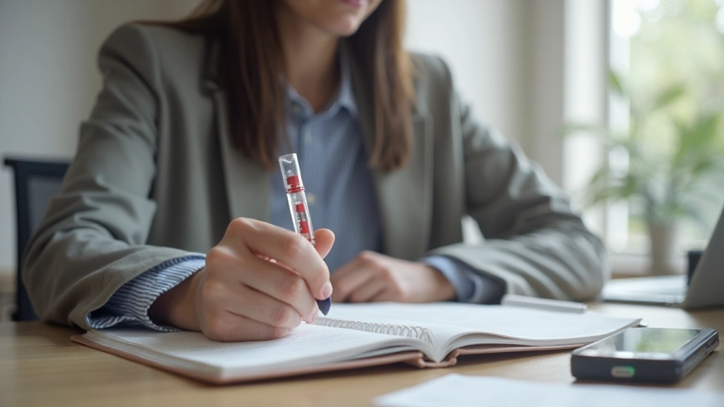 Профессиональное изображение человека, применяющего технику Помидора на рабочем месте с таймером и планировщиком