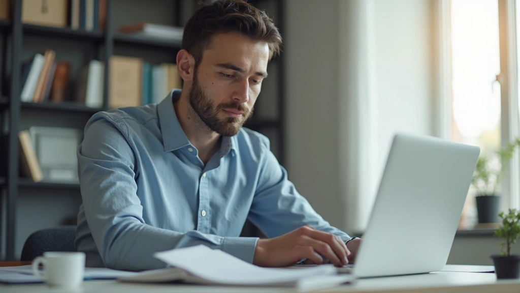 Профессиональный таймер и ноутбук на рабочем столе для управления временем