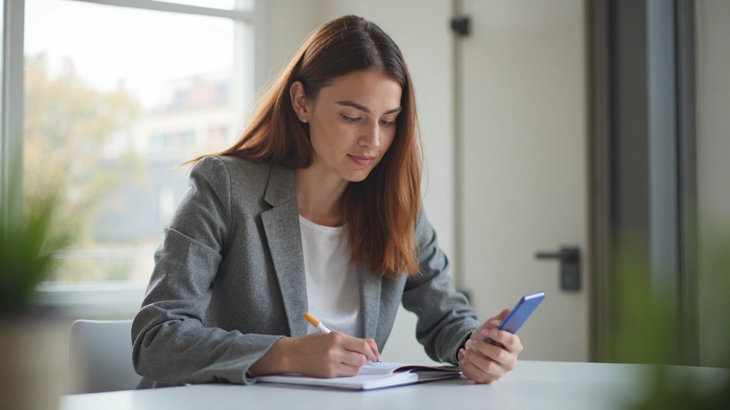 Различные методы отслеживания: календарь, мобильное приложение на экране, тетрадь с записями